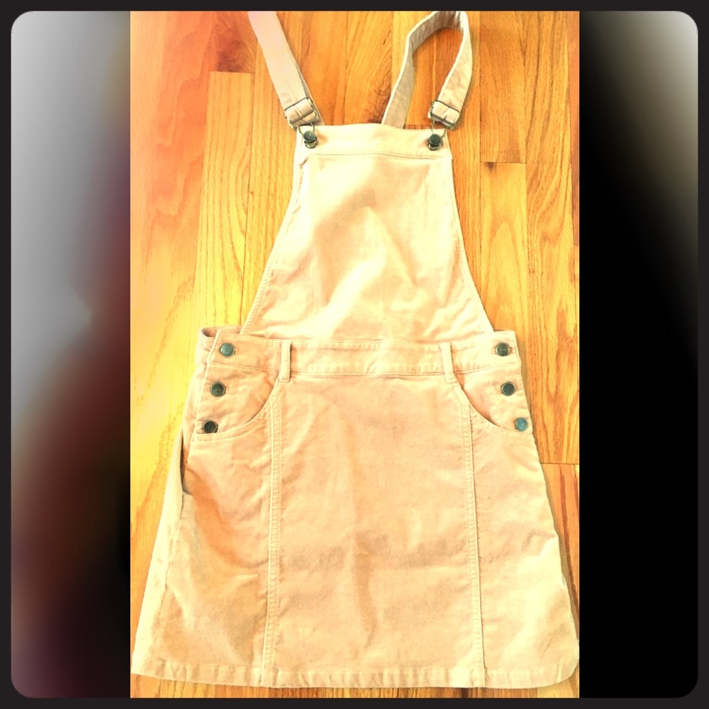 Forever 21 velvet jumper skirt